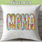 Preview: Bügelbild Muttertag - Retro Mama